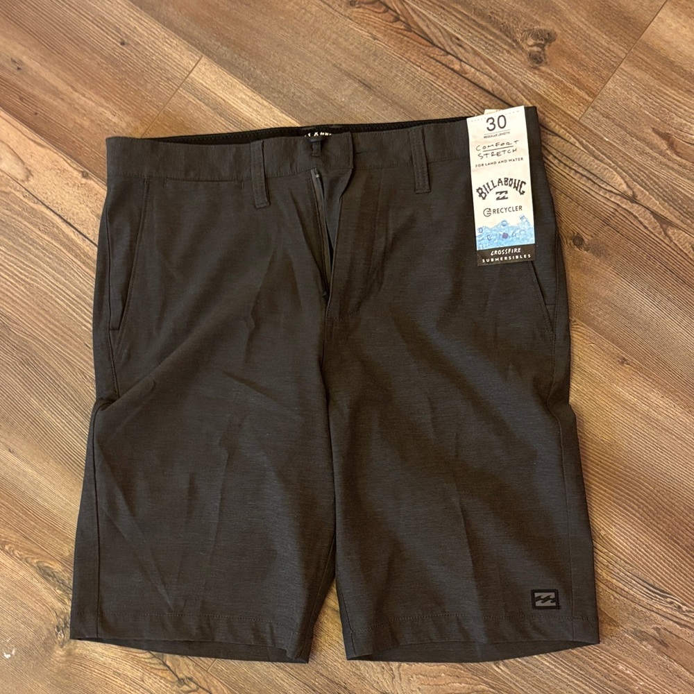 Billabong Men's Charcoal Hybrid Shorts NWT